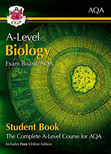 A-Level Biology for AQA: Year 1 & 2 Student Book with Online Edition (CGP AQA A-Level Biology) von Coordination Group Publications Ltd (CGP)